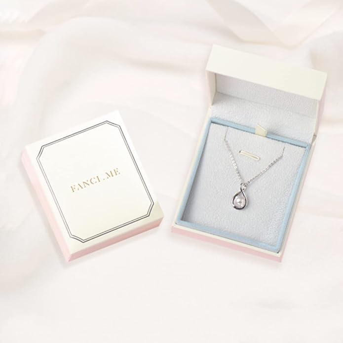 FANCIME Birthstone Necklaces for Women Fine Jewelry Sterling Silver Dainty Infinity Pendant Anniversary Birthday Christmas Gifts for Her Wife Mom Lady Daughter, Chain 16"+2" Extend