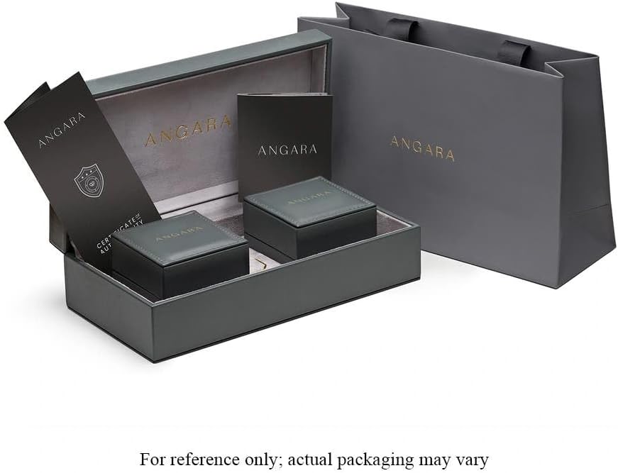 Angara Natural Blue Sapphire Solitaire Engagement Ring for Women | Oval Shape Blue Sapphire Ring in 14K Solid Gold/Sterling Silver/Platinum | September Birthday, Gemstone Jewellery Gift