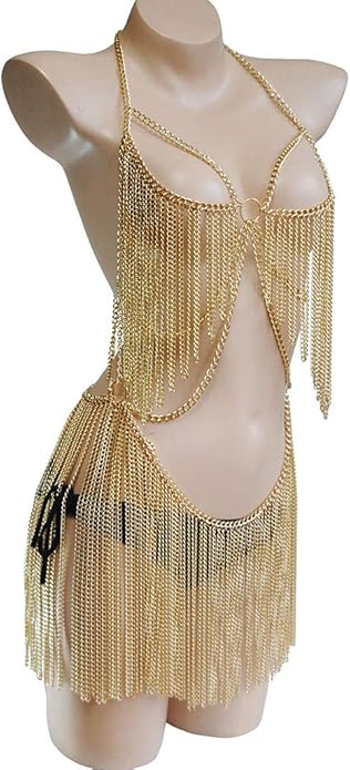 Connie Cloris Women's Sexy Suit Body Chain