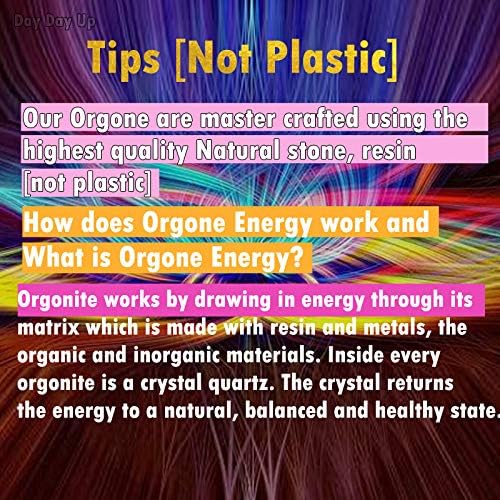 Day Day Up Orgonite Pendant Tiger Eye Necklace Sri Yantra Necklace Sacred Geometry Energy Healing Yoga Jewelry (Style 1)