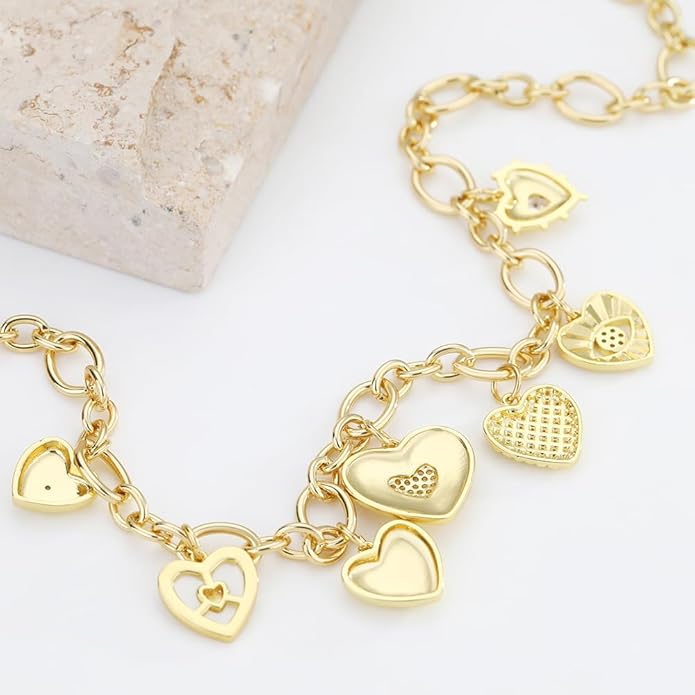 Charm Necklace for Women Gold Evil Eye Sun Moon Flower Coin Pendant Necklace Dainty Paperclip Chain Vintage Luck Amulet Choker Necklaces Celestial Jewelry Gift