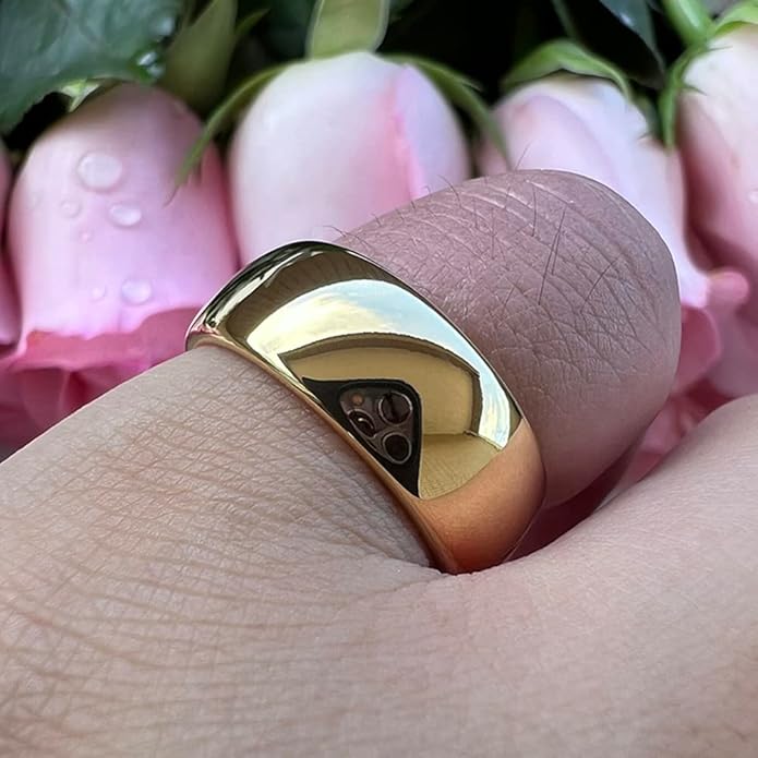 4mm 6mm 8mm 10mm Silver/Gold/White Tungsten Rings for Men Women Couple Fashion Jewelry Anniversary Engagement Wedding Bands Domed Polished I Love You Engraved Comfort Fit