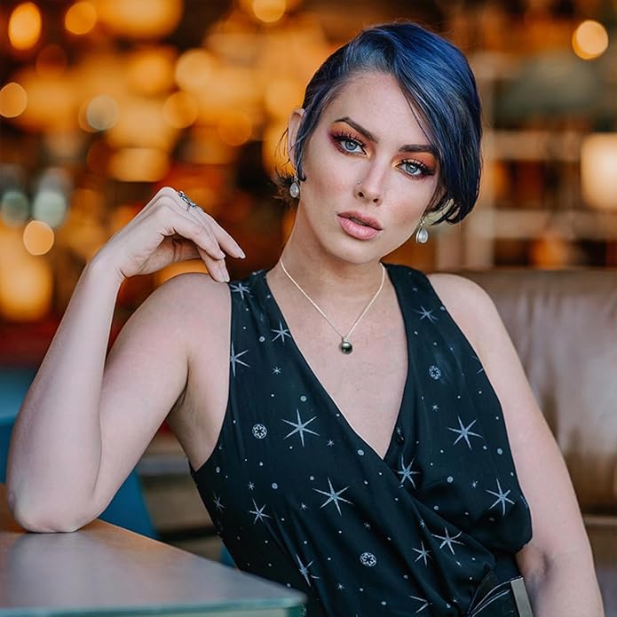 Gifts for Women-Tahitian-Black-Pearl-Necklace-Gift for Wife Wedding Birthday Anniversary-Mom Girlfriend Her Mothers Day Valentines Day Christmas-18K Gold Plated Sterling Silver Pearl Pendant NO014