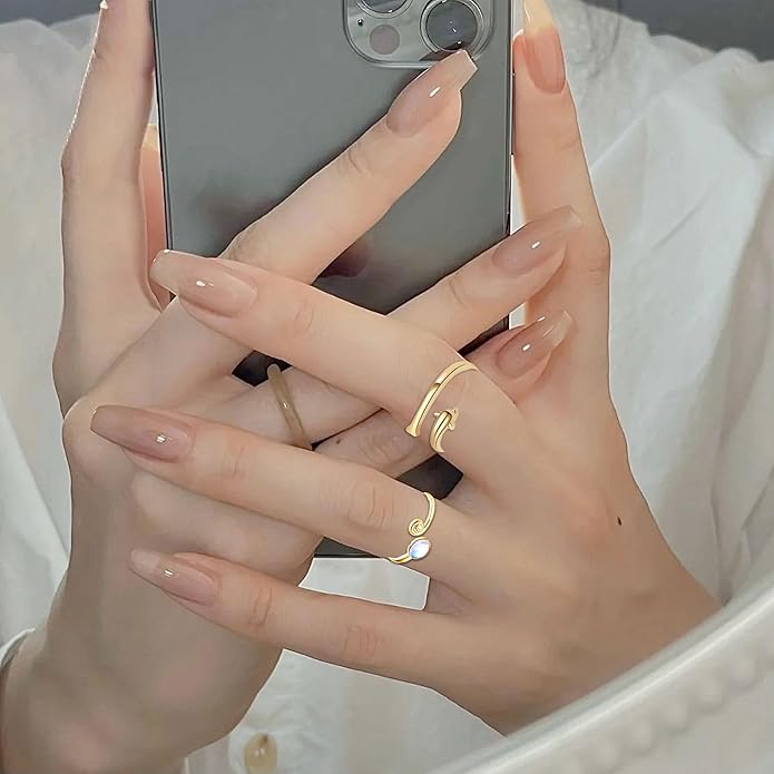 14K Gold Filled Toe Rings for Women Adjustable Toe Ring Band Rings Flower CZ Celtic Knot Comfort-Fit Open Toe Rings Beach Foot Jewelry for Summer