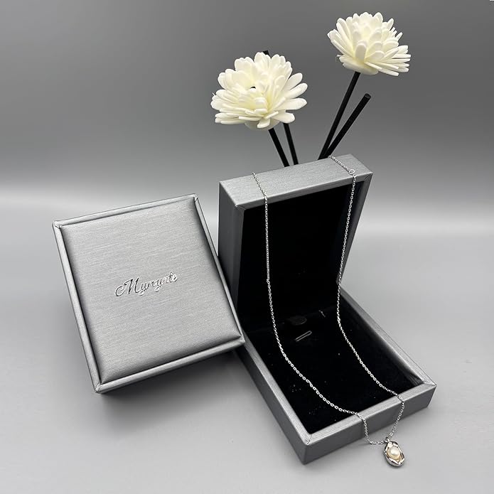 Pearl Necklaces for Women,Charm Choker Necklaces with Natural Freshwater Cultured Pearls,Dainty Pendants Necklaces Daily Wear or Fashion Gift for Women