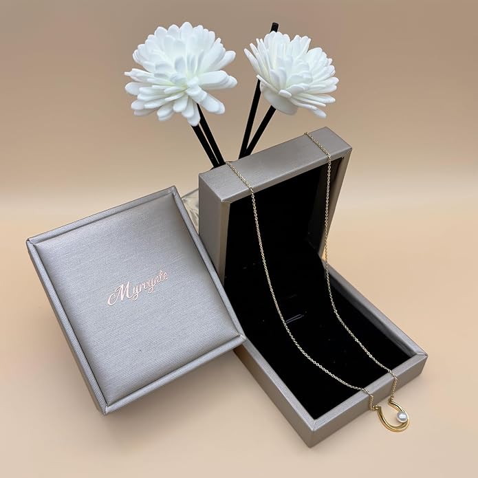 Pearl Necklaces for Women,Charm Choker Necklaces with Natural Freshwater Cultured Pearls,Dainty Pendants Necklaces Daily Wear or Fashion Gift for Women