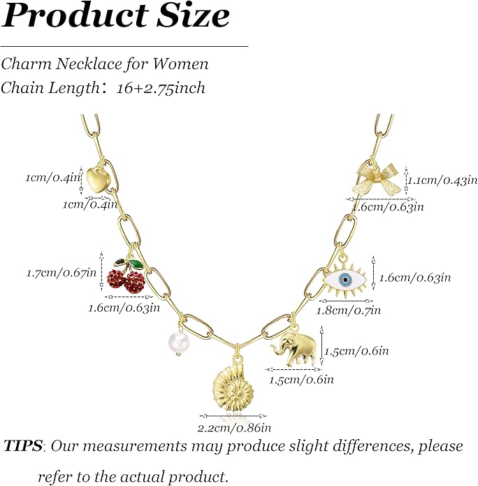 Choistily Charm Necklace Dainty Gold Western Outfit Beach Jewelry for Women Trendy Cowgirl Accessories for Women Gold Bow Sea Shell Pendant Necklace Preppy Stuff Summer Jewelry 2025