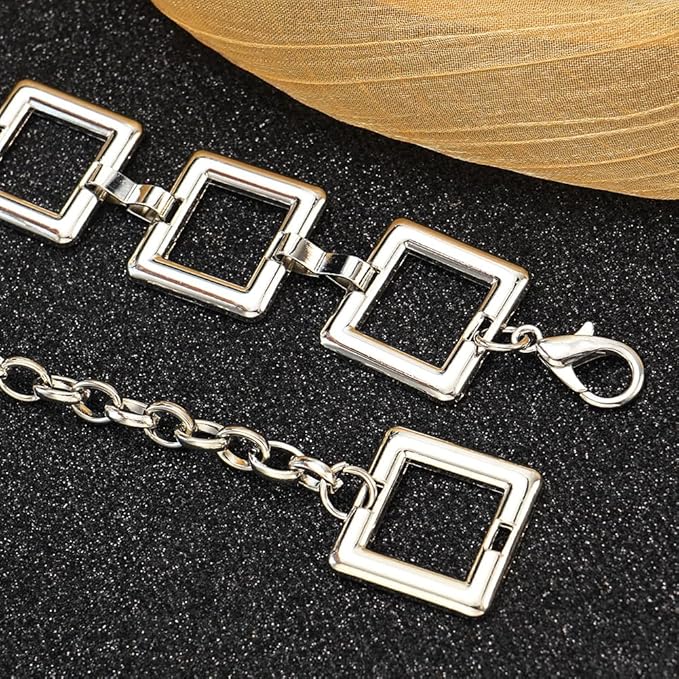 Women's Chain Belt Metal Waist Belt Chunky Belly Link Belt