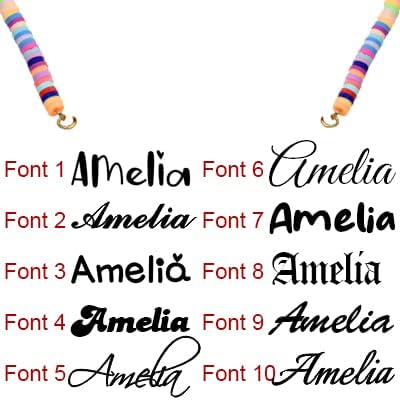 Personalized Name Necklace | Sterling Silver/Stainless Steel | 14 Fonts, 4 Colors, 5 Chains | Tarnish-Free, Handmade Gift for Women: Mom, Daughter, Sister | Ideal for Birthday, Mother's Day,Christmas