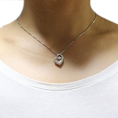 メモリアル工房　響 Dancing Stone® Open Heart Hawaiian Urn Necklace for Ashes Cremation Jewelry 925 Silver Memorial Pendant Necklace for Ashes MADE IN JAPAN