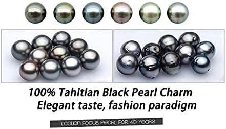 Gifts for Women Mom-Wedding-Anniversary-Wife-Jewelry-Tahitian -Black-Pearl-Necklace for Women Birthday for Womens Her Girlfriend Valentines Day Mothers Day Christmas Gifts for Wife Mom
