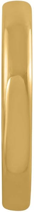 14K Gold 3mm Plain Wedding Band