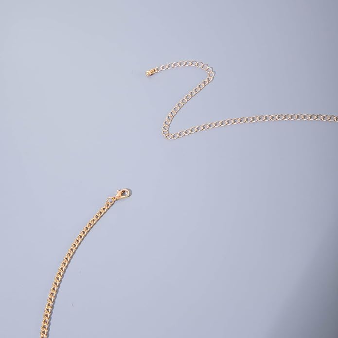 JFORYOU Waist Chain for Women Layered Belly Chain for The Waist Adjustable Waterproof Sexy Bikini Satellite Beads Chain Summer Non Tarnish Body Chain Jewelry for Women