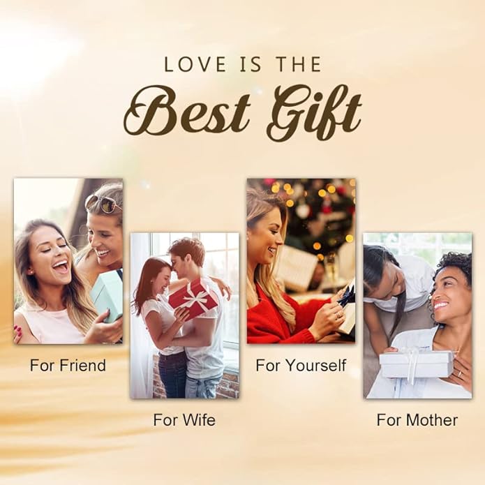 14K Women Gold Flower Chain Necklace,Dainty Sakura Floral Pendant Necklace with Moissanite Diamond,Gift for Mom, Wife, Girlfriend