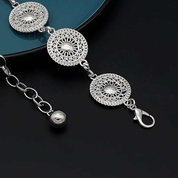 Women's Chain Belt Metal Waist Belt Chunky Belly Link Belt