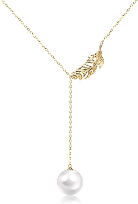 Pearl Necklaces for Women,Charm Choker Necklaces with Natural Freshwater Cultured Pearls,Dainty Pendants Necklaces Daily Wear or Fashion Gift for Women