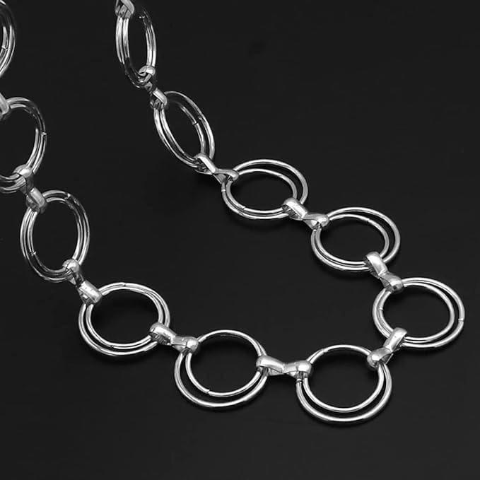 Women's Chain Belt Metal Waist Belt Chunky Belly Link Belt