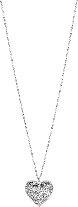 Jewelry Heart Pendant Necklace for Women, 18" Lightweight Chain, Gift-Ready, Elegant and Versatile Design