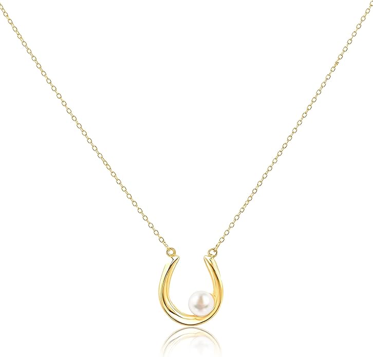 Pearl Necklaces for Women,Charm Choker Necklaces with Natural Freshwater Cultured Pearls,Dainty Pendants Necklaces Daily Wear or Fashion Gift for Women