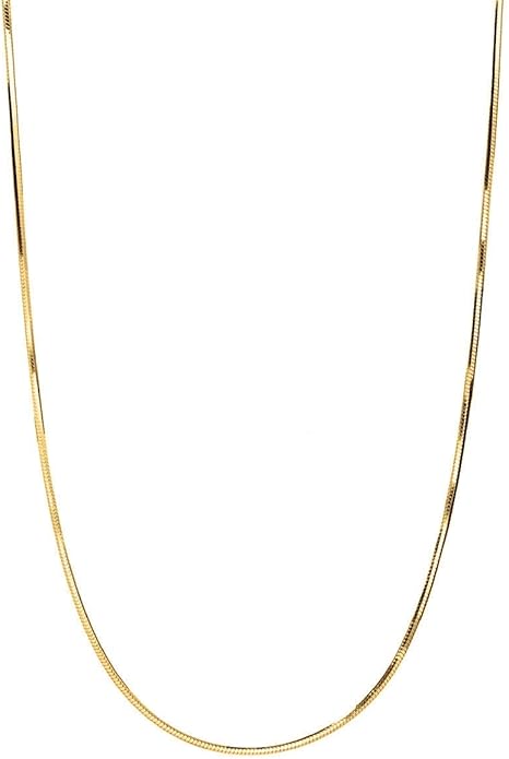 PORI JEWELERS 925 Sterling Silver 1.5MM Magic 8 Sided Italian Snake Chain - Women - Made In Italy