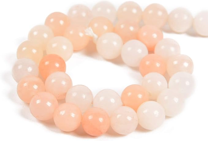 45pcs 8mm Natural Pink Aventurine Gemstone Round Spacer Loose Stone Beads for Jewelry Making 15.5" 1 Strand (Pink Aventurine, 8mm 45Beads)