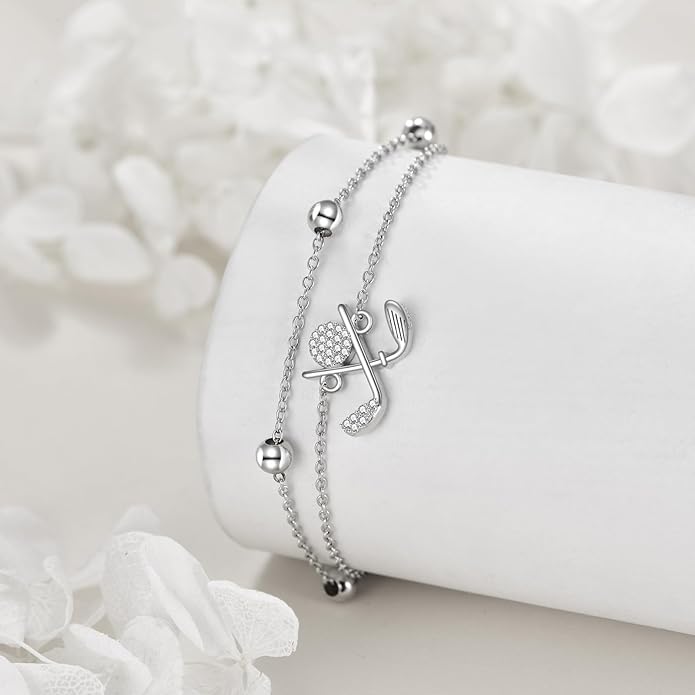 TIGER RIDER Dragonfly Anklet Sterling Silver Dragonfly Gifts Jewelry for Women with Crystal Birthday Anniversary