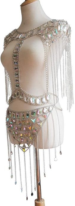 Connie Cloris Women's Sexy Suit Body Chain