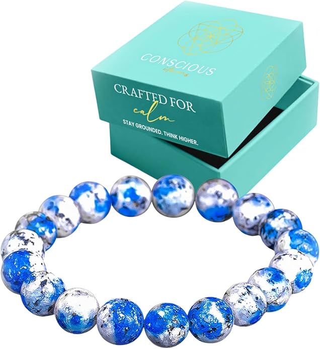 Conscious Items Spiritual Bracelets for Women & Men, Healing Crystal Bracelet with Natural Stones for Meditation, Chakra Alignment & Inner Transformation