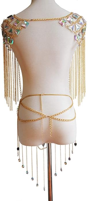 Connie Cloris Women's Sexy Suit Body Chain
