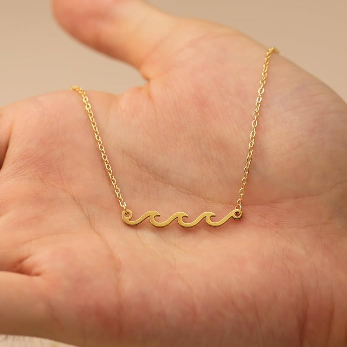 Baydurcan Dainty Gold Necklace for women - 14K Gold Plated Pendant Necklaces Gifts for Friends Sister Mother, Birthday, Christmas, Graduation, Inspirational Gifts