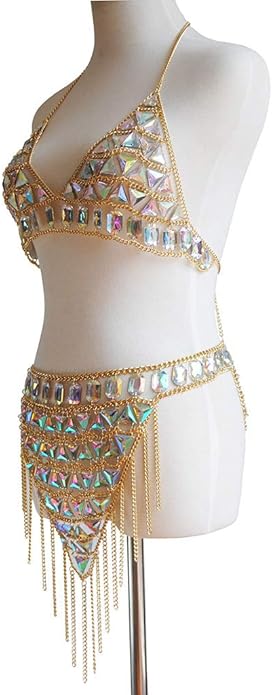 Connie Cloris Women's Sexy Suit Body Chain