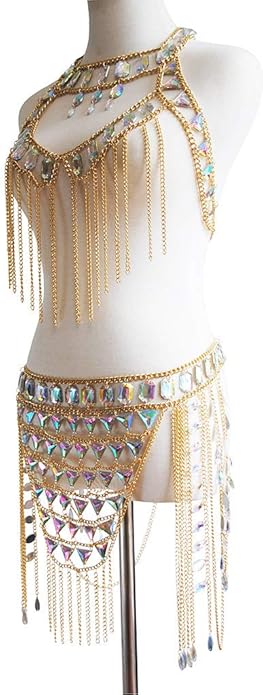 Connie Cloris Women's Sexy Suit Body Chain
