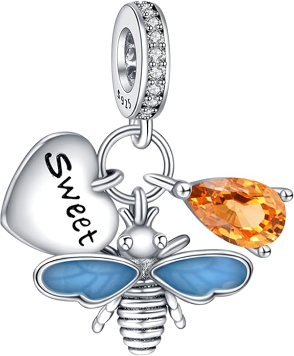 Annmors Charms for Bracelets Family Animal Safety Chains Nature Dangle for Women Bracelets & Necklace Pendant