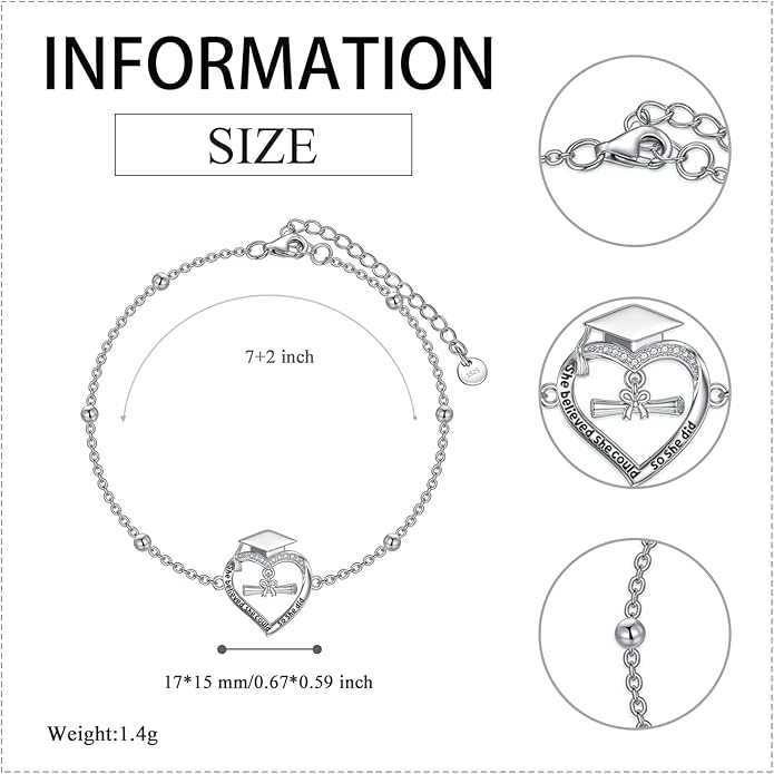 Witches Knot/Double Circle/Dragonfly/Butterfly/Bracelet Sterling Silver Adjustable Charm Bracelet Summer Beach Foot Chain Jewelry for Women Girls Gifts