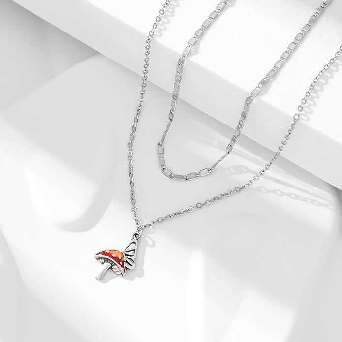 CHIC & ARTSY Womens Sterling Silver Created Opal Layered Anklet Bracelet Dainty Beaded Chain Adjustable 11" Best Friend Anklet