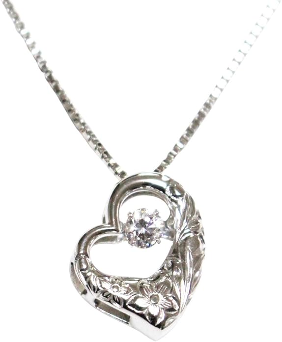 メモリアル工房　響 Dancing Stone® Open Heart Hawaiian Urn Necklace for Ashes Cremation Jewelry 925 Silver Memorial Pendant Necklace for Ashes MADE IN JAPAN