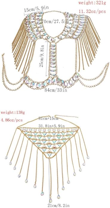 Connie Cloris Women's Sexy Suit Body Chain