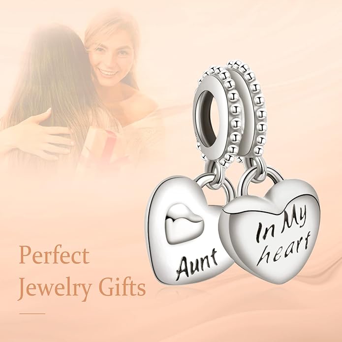 Annmors Charms for Bracelets Family Animal Safety Chains Nature Dangle for Women Bracelets & Necklace Pendant