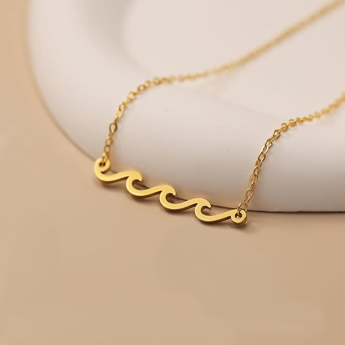 Baydurcan Dainty Gold Necklace for women - 14K Gold Plated Pendant Necklaces Gifts for Friends Sister Mother, Birthday, Christmas, Graduation, Inspirational Gifts