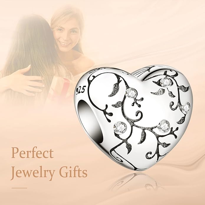 Annmors Charms for Bracelets Family Animal Safety Chains Nature Dangle for Women Bracelets & Necklace Pendant