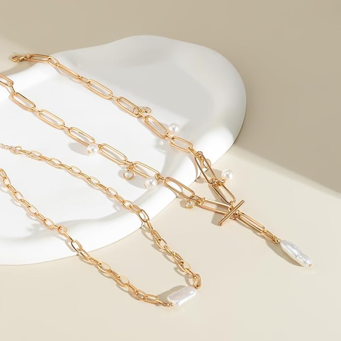 Choistily Charm Necklace Dainty Gold Western Outfit Beach Jewelry for Women Trendy Cowgirl Accessories for Women Gold Bow Sea Shell Pendant Necklace Preppy Stuff Summer Jewelry 2025