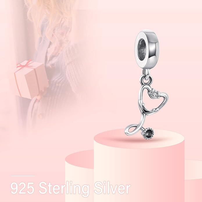 Annmors Charms for Bracelets Family Animal Safety Chains Nature Dangle for Women Bracelets & Necklace Pendant