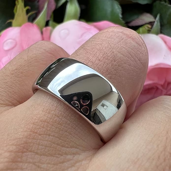 4mm 6mm 8mm 10mm Silver/Gold/White Tungsten Rings for Men Women Couple Fashion Jewelry Anniversary Engagement Wedding Bands Domed Polished I Love You Engraved Comfort Fit