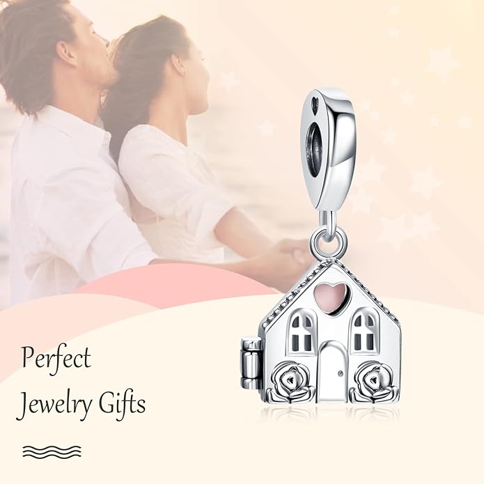 Annmors Charms for Bracelets Family Animal Safety Chains Nature Dangle for Women Bracelets & Necklace Pendant