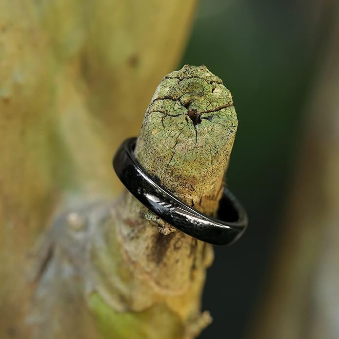 Greenpod 2mm 4mm 6mm Tungsten Wedding Bands Ring for Women Men Rose Gold/Silver/Gold/Black Polished Slim Engagement Promise Rings Comfort Fit Size 4-13