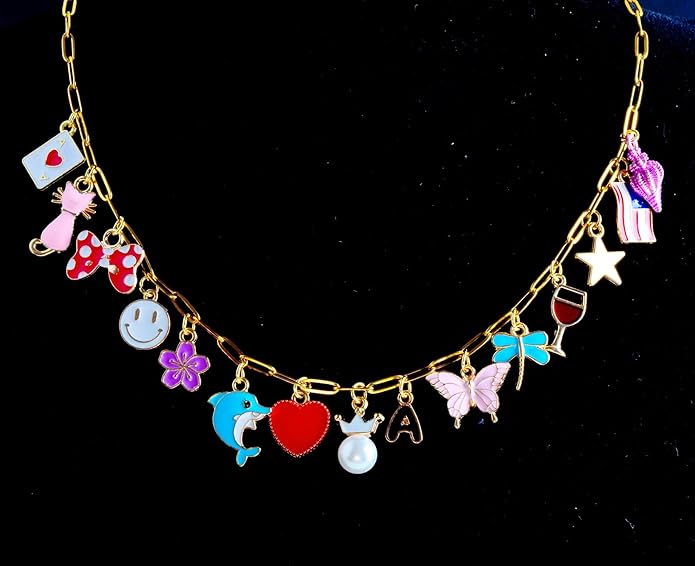 Gold Paperclip Chain Necklace for Women 10pcs 18inch 3X9mm Gold Chains for jewelry Making Stainless Steel Filled 18K Gold Plated Chains Bulk Adjustable Link Chains