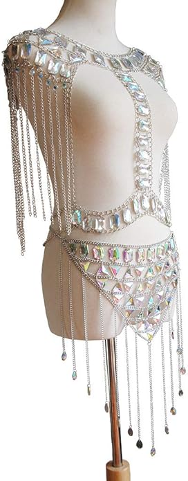 Connie Cloris Women's Sexy Suit Body Chain