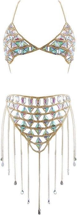 Connie Cloris Women's Sexy Suit Body Chain