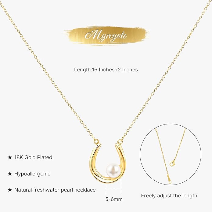 Pearl Necklaces for Women,Charm Choker Necklaces with Natural Freshwater Cultured Pearls,Dainty Pendants Necklaces Daily Wear or Fashion Gift for Women