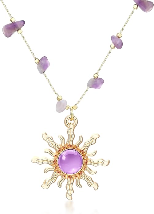 Charm Necklace for Women Gold Evil Eye Sun Moon Flower Coin Pendant Necklace Dainty Paperclip Chain Vintage Luck Amulet Choker Necklaces Celestial Jewelry Gift